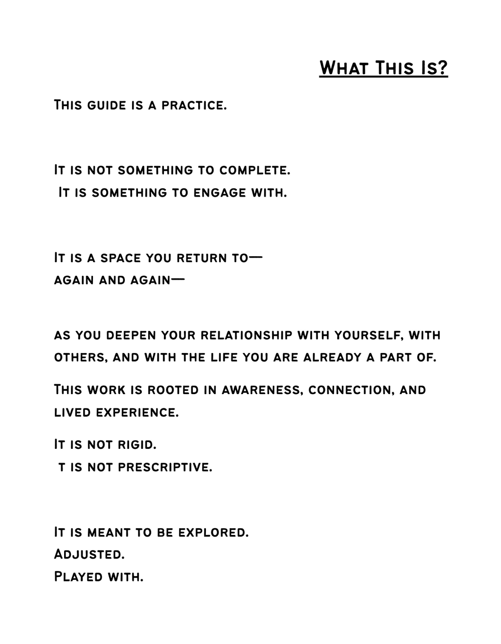 Spiritual Guide