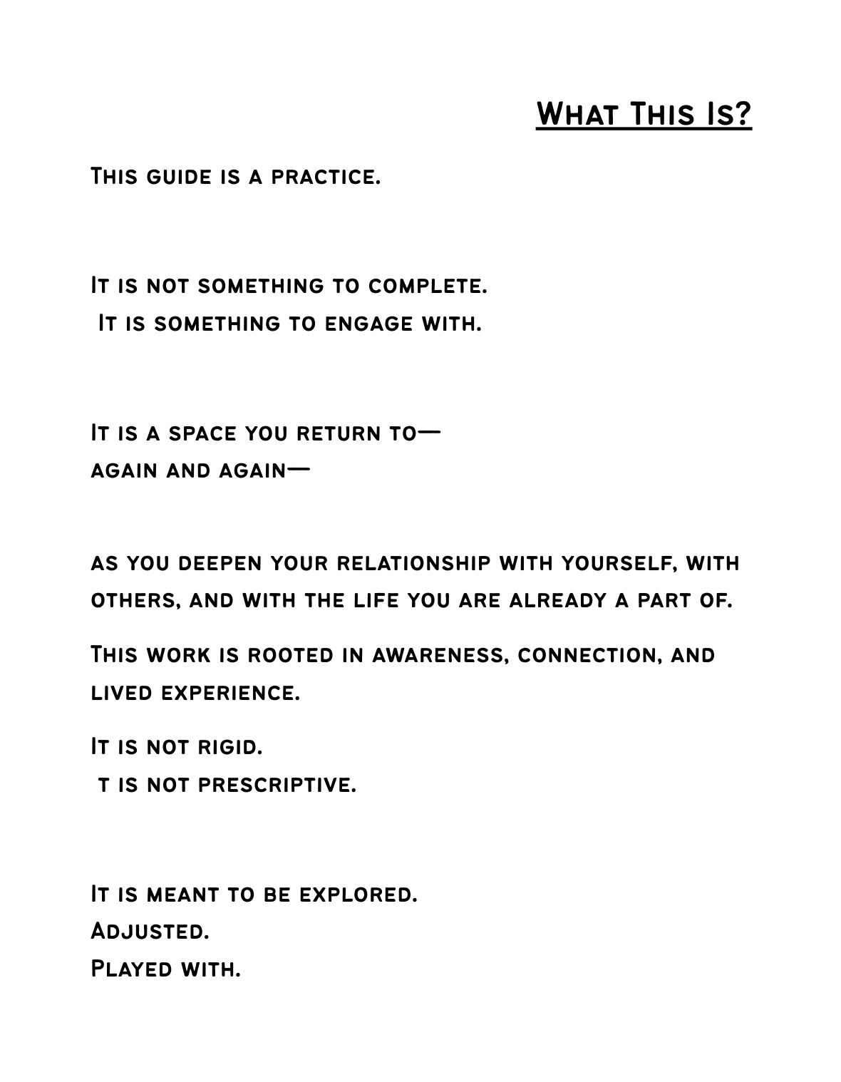 Spiritual Guide